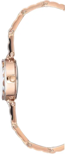 Vista 2 de Anne Klein - Reloj de pulsera abierto para mujer con detalles de cristal de primera calidad