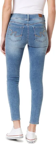 Vista 2 de WallFlower Jeans ultra ajustados Insta Soft Juniors de tiro medio para mujer (estándar y extragrande)
