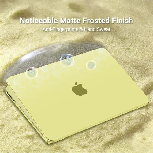 Vista 7 de MOSISO Funda compatible con MacBook Neo de 13 pulgadas, versión 2026 Citrus Clear