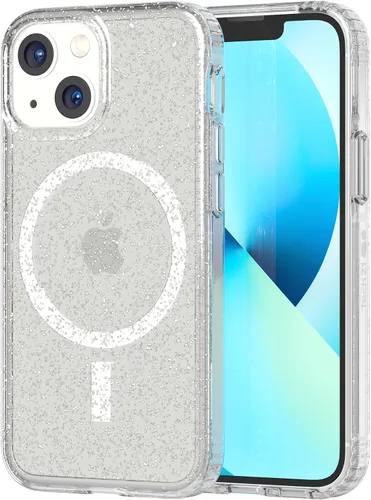 Vista 8 de Tech21 Evo Sparkle - Funda para iPhone 13 Pro con Magsafe integrada y brillante con protección contra caídas de 12 pies