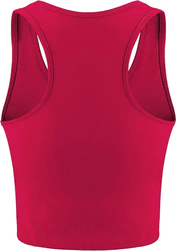 Vista 6 de 6 piezas básicas sin mangas con espalda cruzada deportiva para mujeres y niñas uso diario