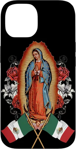 Vista 4 de Funda para iPhone 12 mini Nuestra Señora Virgen De Guadalupe Virgen María Mexicana