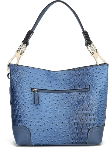 Vista 7 de Juego de bolso de hombro y cartera Hobo naranja por MKF Collection