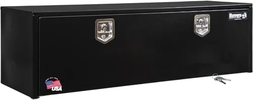 Vista 15 de Buyers Products 1703349 - Caja de acero negro para debajo de la carrocería con pestillo de mango en T, 14 x 12 x 18 pulgadas, caja de herramientas