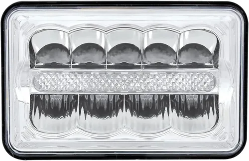 Vista 2 de United Pacific 9 LED de alta potencia 4" X 6" luz rectangular con barra de luz LED, 34125