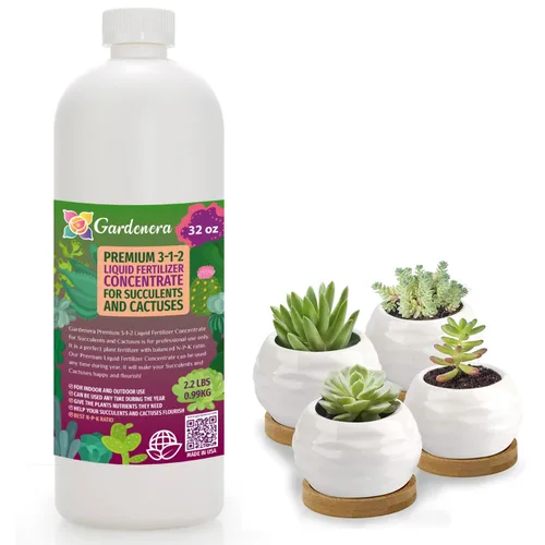 Vista 17 de GARDENERA Fertilizante Líquido Concentrado Multiusos Premium 3-1-2 para Todas las Plantas y Flores de Interior - Promueve el Crecimiento de Biomasa