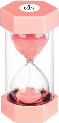 Vista 11 de Reloj de Arena con Temporizador de Arena de 1 Minuto, Reloj de Arena Irrompible, SandWatch de Plástico de 1 Min, Reloj De Arena 1 Minutos, Reloj