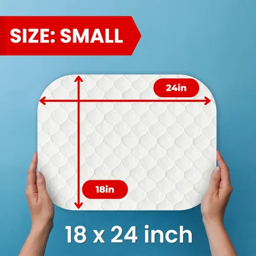 Vista 2 de Empapador protector reutilizable, absorbente, a prueba de agua para ropa de cama de RMS