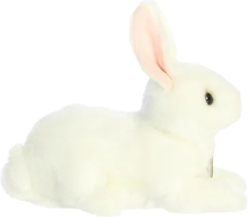 Vista 4 de Aurora World Miyoni Peluche de felpa con diseño de conejo, color blanco, 8 pulgadas