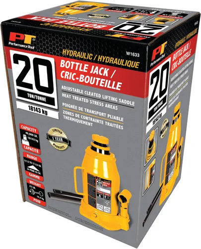 Vista 3 de Performance Tool W1633 - Gato hidráulico de botella resistente de 20 toneladas (40,000 libras)
