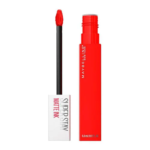 Vista 50 de Maybelline Super Stay Matte Ink - Lápiz labial líquido de tinta mate, color de alto impacto de larga duración, hasta 16 horas de uso, Inspirer, rosa