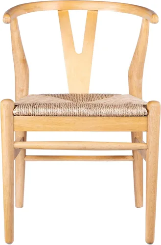 Vista 5 de Boraam Sillas de comedor Wishbone - Juego de 2 - Acabado natural