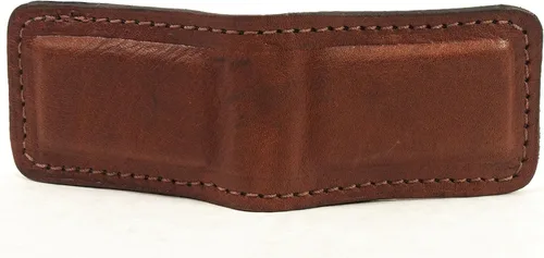 Vista 2 de cierre magnético, piel auténtica Stingray Dinero Clip
