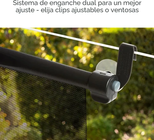 Vista 5 de Brica, Lámina de protección solar, se torna blanco con el sol, 2 piezas
