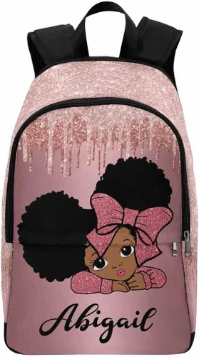 Vista 234 de Texto personalizado Elefante desgaste gafas mochila mochila mochila casual Daypack bolsa para mamá niñas, color86-4, Mochilas Daypack