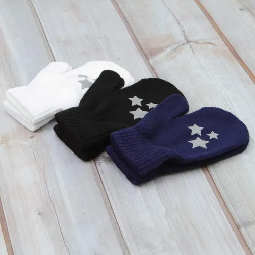 Vista 7 de Cooraby - 6 pares de guantes unisex mágicos de punto, elásticos, de invierno, para bebé