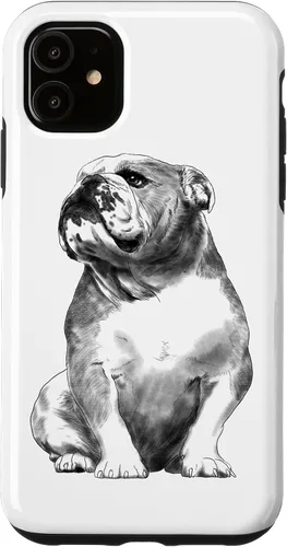 Vista 8 de Funda para iPhone 17 de Bulldog Inglés con diseño de perro