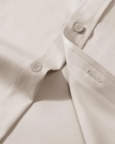 Vista 34 de Alimens & Gentle Camisas de vestir para hombre, manga larga, elásticas, sin arrugas, con botones
