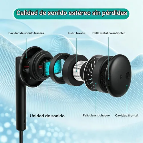 Vista 6 de Auriculares USB C con cable para iPhone 18 17 16 15, iPad, Mac Negro