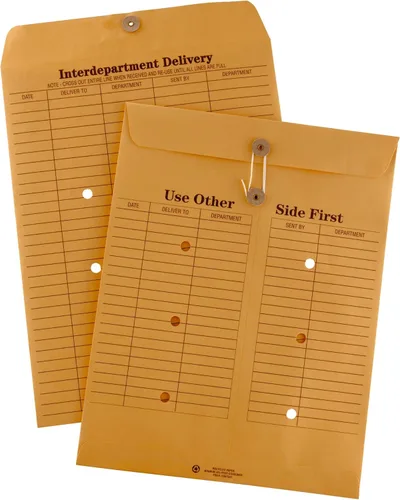 Vista 5 de Office Depot® Sobres interdepartamentales de marca, 10 x 13 pulgadas, marrón, caja de 100