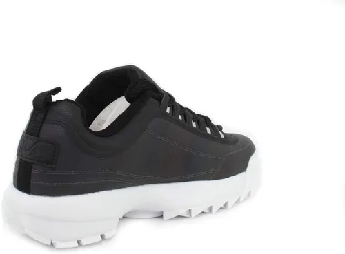 Vista 4 de Fila Disruptor Ii Premium Sneakers Blanco Azul Marino Rojo