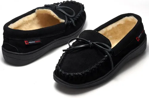 Vista 7 de Alpine Swiss Sabine - Mocasines para mujer, pantuflas para mujer