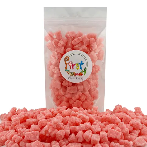 Vista 2 de FirstChoiceCandy Fun Sour Gummy Bears (2 libras (paquete de 1), fresa rosa ácida)