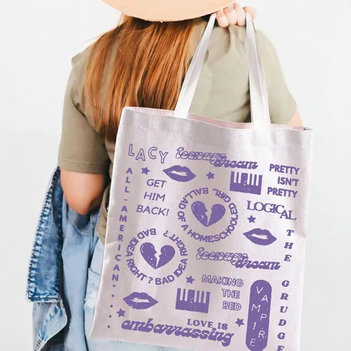 Vista 2 de Bolsa de mano inspirada en el cantante, regalo para cantante, mercancía para cantantes, mercancía para los fanáticos de la cantante, regalo