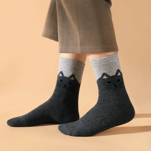 Vista 5 de Wool Socks for Women - Womens Wool Socks Winter Warm Wool Socks Men Cozy Knit Socks Boots Socks for Women