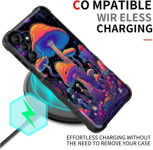 Vista 280 de Funda para Galaxy A14 5G, [Doble Capa][Protección contra Caídas de Grado Militar de 10 Pies] [Antideslizante] Funda Resistente a Prueba de Golpes