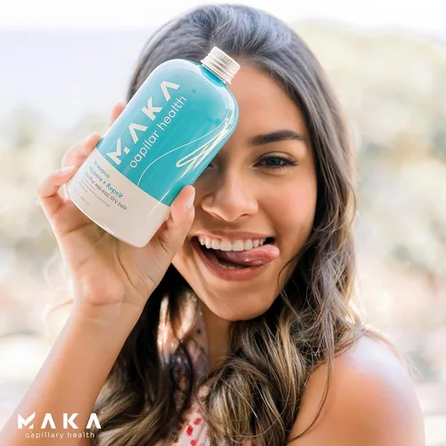 Vista 7 de Maka Champú hidratante sin sulfato para cabello seco y dañado, 16 onzas Champú hidratante. Aplicar sobre el cabello mojado, lavar el cuero cabelludo