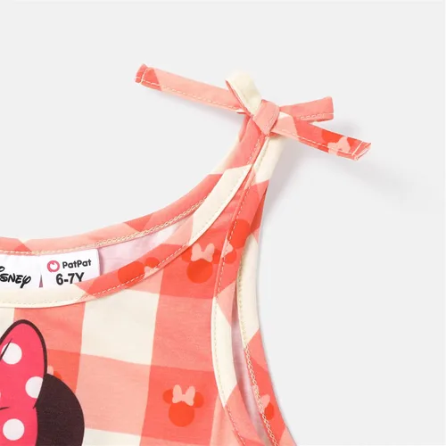 Vista 2 de Disney Ropa de verano para niña pequeña, mameluco floral, overol de verano para bebés