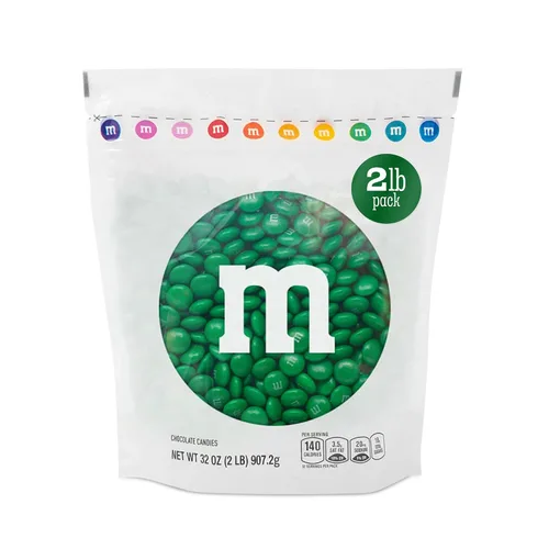 Vista 15 de M&M's - Bolsa de dulces de un solo color, de chocolate con leche, a granel.
