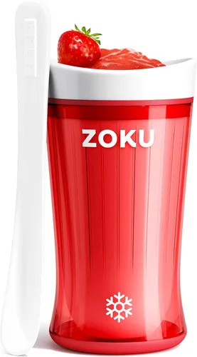 Vista 15 de Fábrica de batidos Zoku Slush y Shake Maker, color naranja, Casual, talla única , Azul