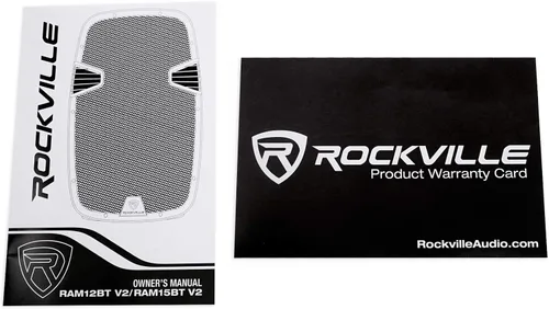 Vista 8 de RockvilIe RAM12BT Altavoz PA para DJ de 12 pulgadas, recargable, 600 W, 2 micrófonos, Bluetooth