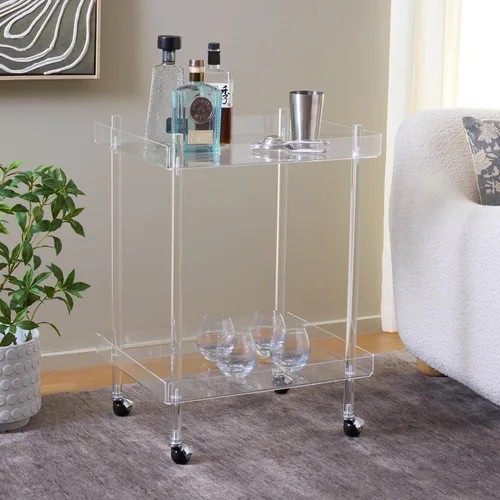 Vista 2 de Safavieh Home Collection - Carrito de cocina blanco Healy