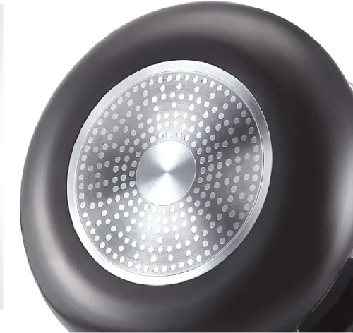 Vista 3 de Prestige Olla a presión Handi anodizada dura con tapa de cristal, 5 litros.