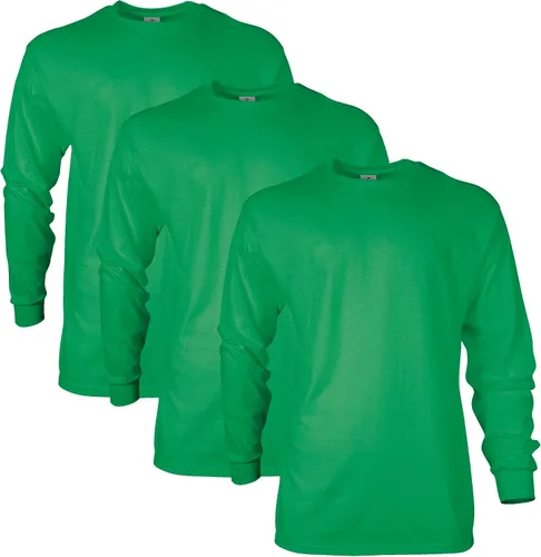 Vista 184 de Gildan - Camiseta de manga larga de algodón ultra estilo G2400 para adultos, paquete múltiple