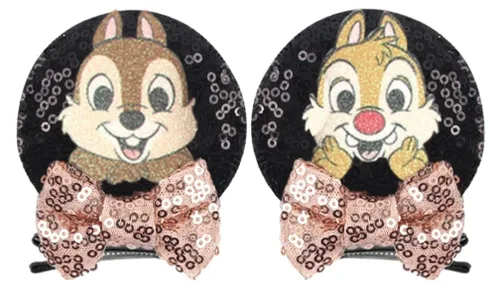 Vista 7 de CLGIFT Diadema con orejas de Minnie para bebés y niños pequeños (Ariel)