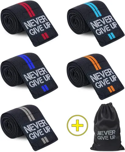 Vista 2 de HYFAN Coderas profesionales para coderas, correas elásticas, protector de soporte para levantamiento de pesas, entrenamiento, culturismo, gimnasio