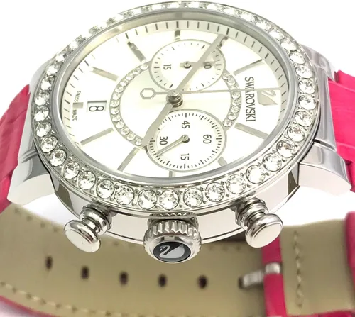 Vista 4 de Swarovski Reloj Citra Sphere Chrono Rosa Mujer 5096008, Movimiento de cuarzo