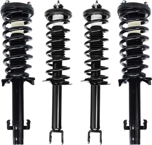 Vista 11 de Detroit Axle - 4 piezas de soportes para Toyota 2004 2005 2006 2007 2008 2009 Prius, soportes delanteros y traseros con resortes helicoidales