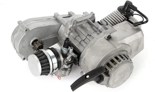 Vista 4 de Motor de Motor 49CC 2 Tiempos Arranque por Tirón Motor 2-Tiempos para Moto de Bolsillo Mini Moto de Cross ATV Buggy (49CC estilo 2)