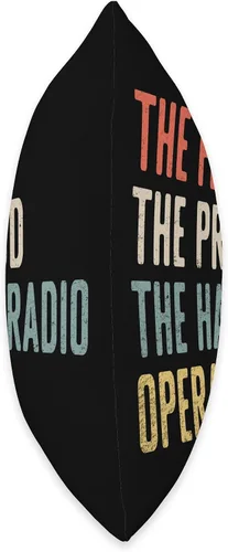 Vista 2 de Ham Radio Operator Gifts Amateur Radio Accessories Amateur Retro The Few The Proud The Ham - Almohada de operador de radio, 16 x 16 pulgadas