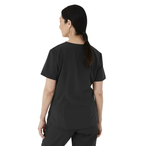 Vista 7 de Medline Lexington AVE - Camiseta médica para mujer, color morado real, talla M, cada una Negro