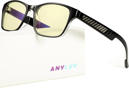 Vista 15 de ANYLUV Blue Light Blocking Glasses for Men Women Lightweight Computer Gaming Glasses Anti Eye Strain Rectangle Frame