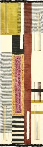 Vista 24 de Kilim Dhurrie - Alfombra de algodón de 2 x 3 pulgadas, diseño geométrico de 0.19 pulgadas, fácil de lavar a mano, lavable a mano, alfombra