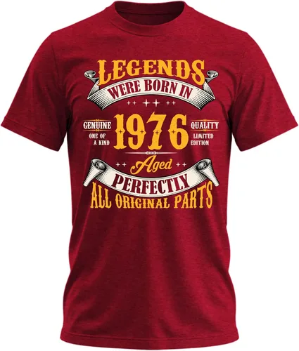 Vista 29 de Camiseta de cumpleaños para hombre, leyendas nacieron en 19XX, camiseta Negro