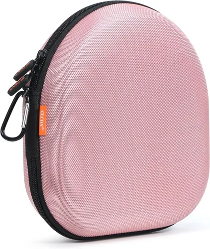 Vista 16 de Hard Shell Headphone Case, Durable Zipper Travel Carrying Pouch Bag Negro