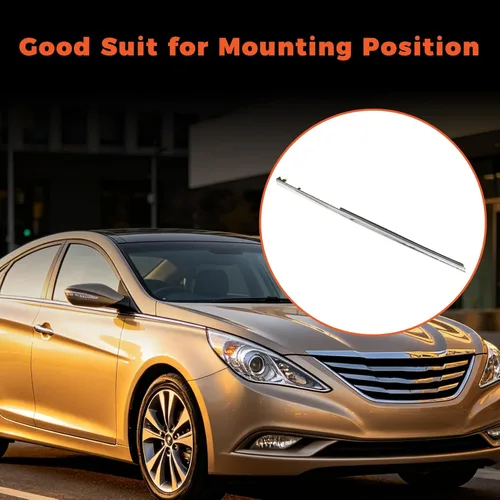 Vista 4 de labwork Reemplazo de moldura cromada del lado del pasajero delantero derecho para Hyundai Sonata 2011 2012 2013 2014